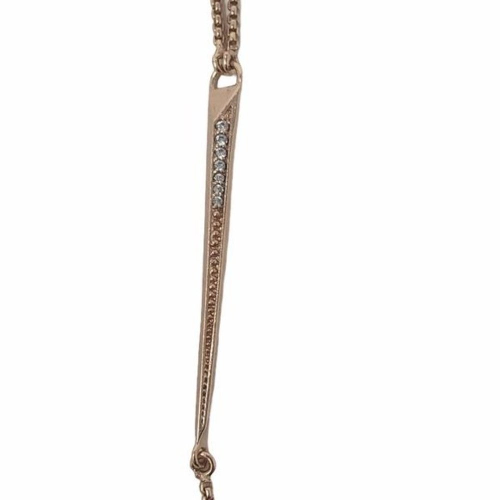 Kendra Scott Vivian Necklace In Rose Gold NWOT - Picture 5 of 7